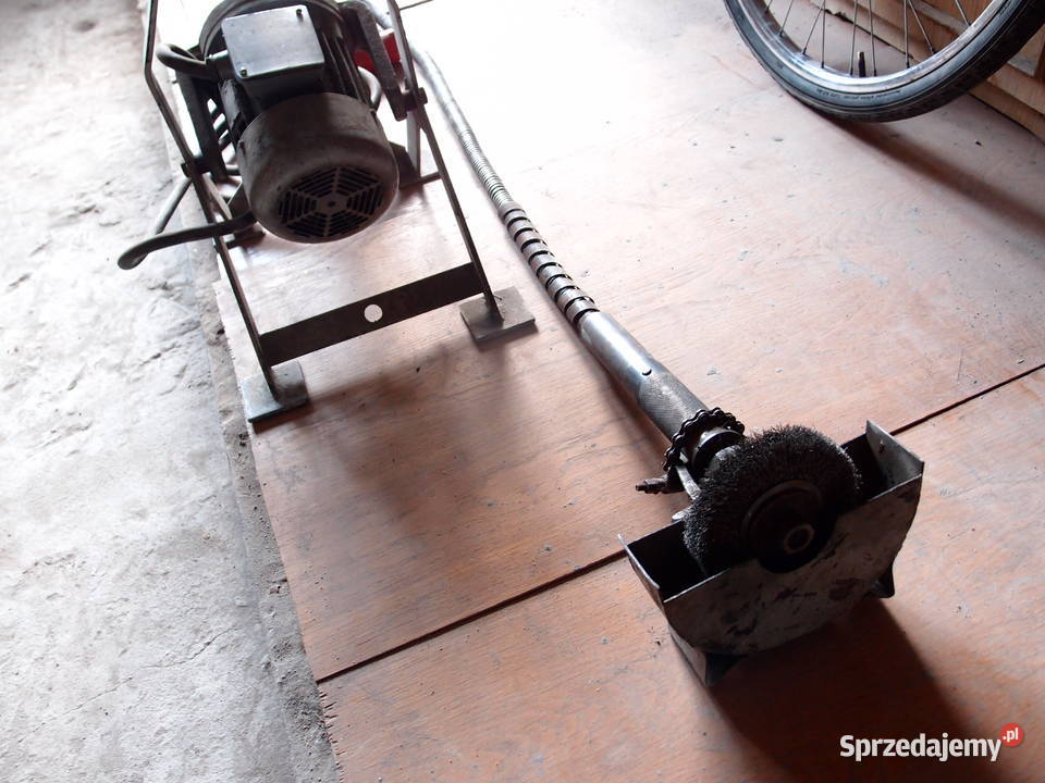 Szczotka szlifierska z wałem giętym dł ok 2m Łódź