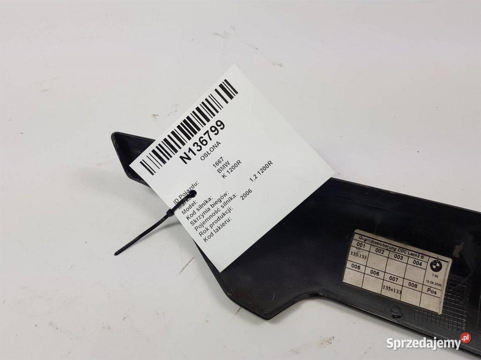 OSŁONA K 1200R NADKOLE PRAWE 7686610 Lipno