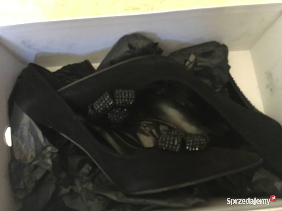 Piękne buty wieczorowe Deni Cler skóra wielkopolskie Piła