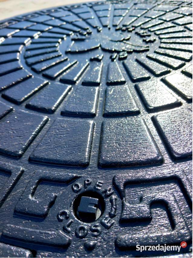 Pokrywa betonowa ogrodowa właz NA ZAMEK 120