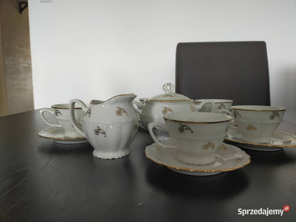 Serwis kawowy Bogucice Porcelana i szkło Łódź sprzedam