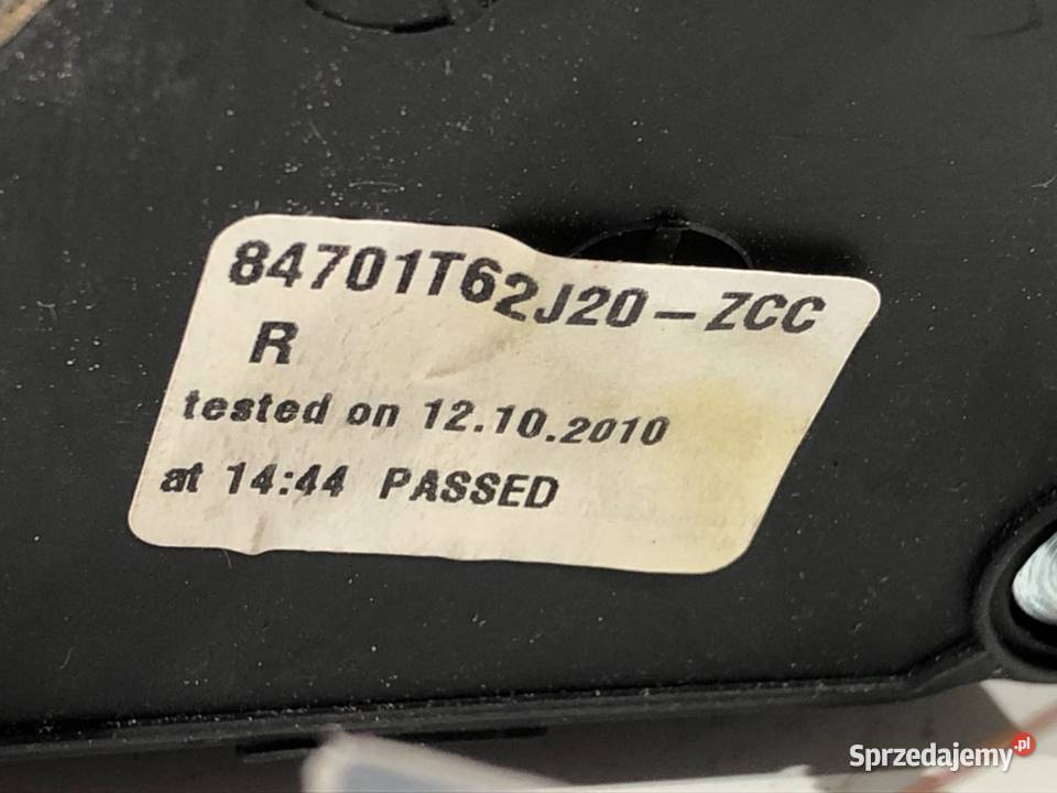 LUSTERKO PRAWY SUZUKI SWIFT III Hatchback osobowe sprzedam