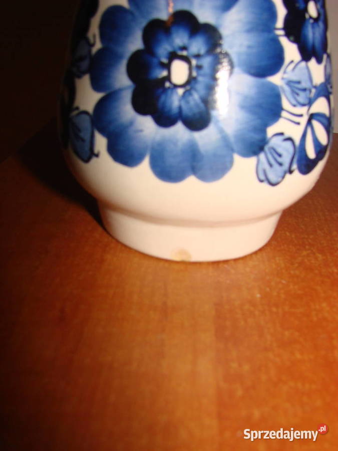 Włocławek fajansowy wazonik 145 PRL Pruszcz Gdański