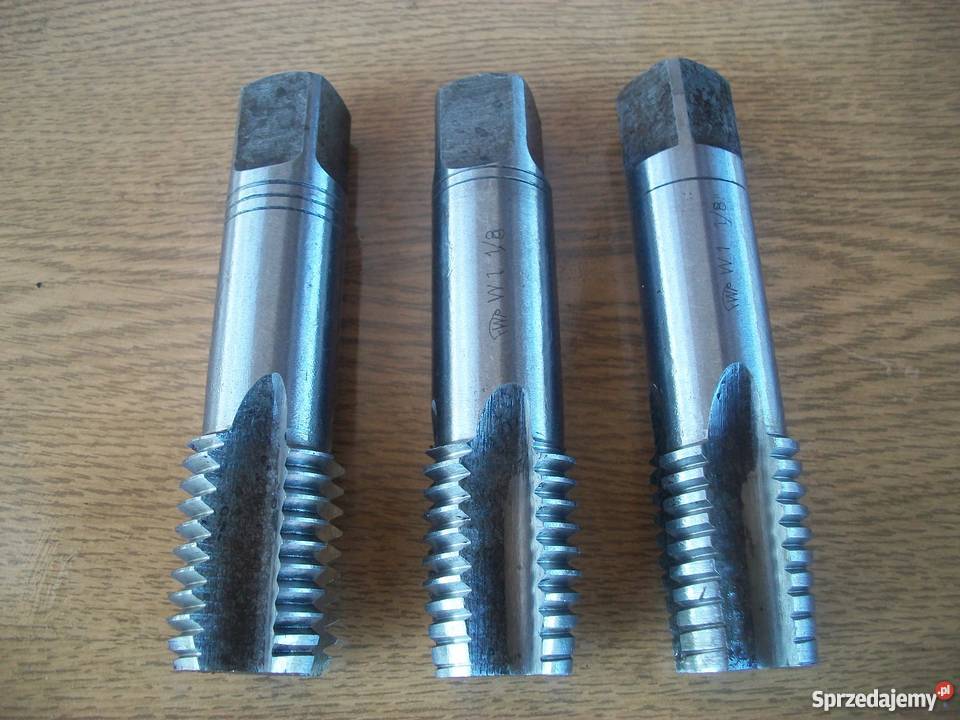 Gwintownik ręczny W58 cala komplet 3 sztuki Olkusz