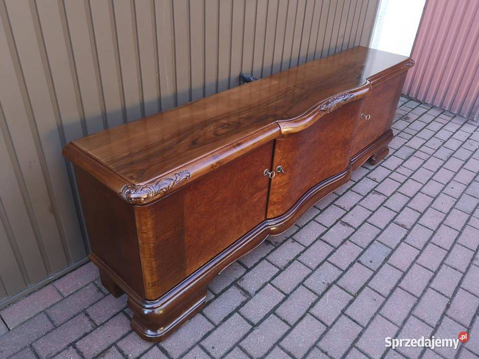 Komoda ARTDECO Orzech Niska RTV Unikat 203 Stara wielkopolskie