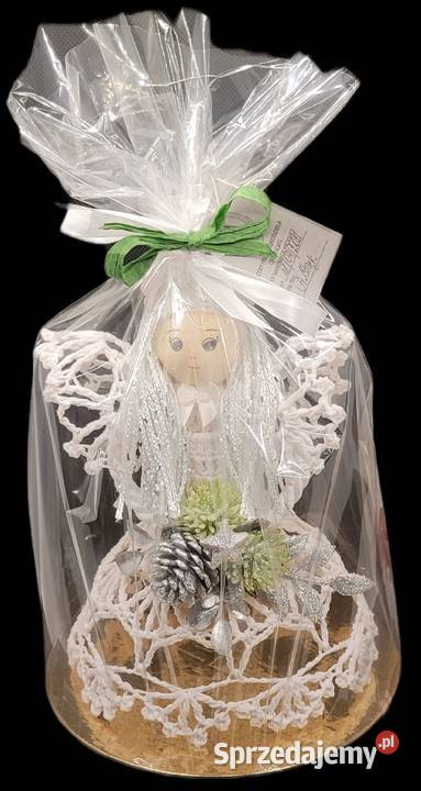 Anioł świąteczny 20 ręcznie wykonany Boże Narodzenie Krzywaczka