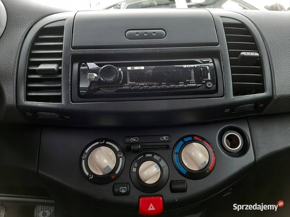 RADIOODTWARZACZ SONY CDXG1000U NISSAN MICRA K12 Nowy Tomyśl