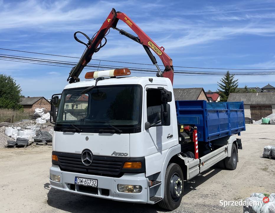 WYWROTKA MERCEDES ATEGO 1218 HDS PALFINGER sprzedam