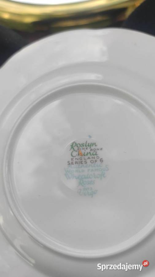 Angielska porcelana kostna ROSLYN Pabianice