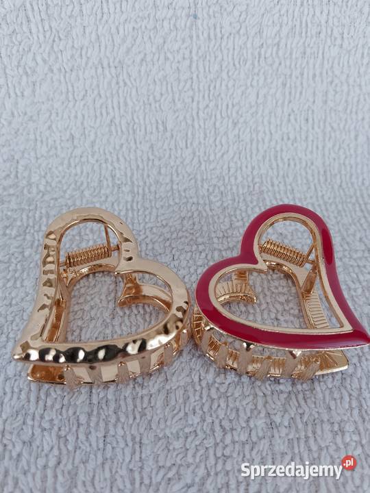 Spinki do włosów serca 2 Dziewczęce ozdobne Garwolin