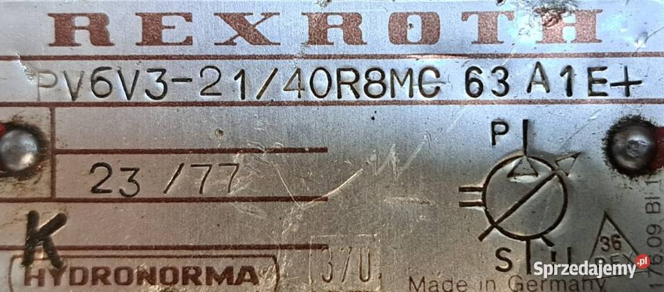 Pompa REXROTH PV6V32140R8MC63A1 Pleszew