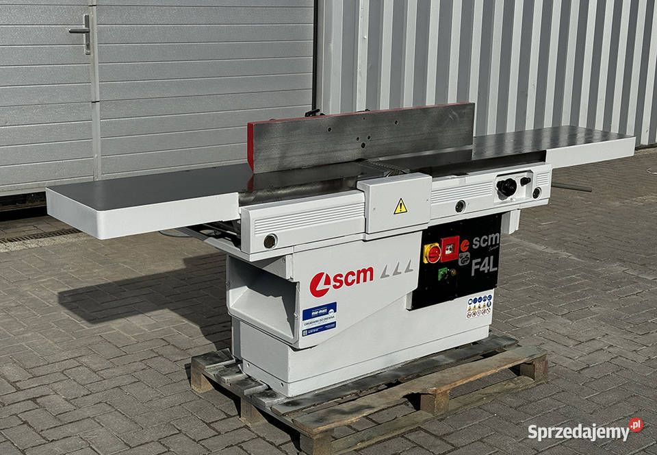 Wyrówniarka strugarka SCM typ F4 L MARMASZ Produkcja pomorskie Sierakowska Huta