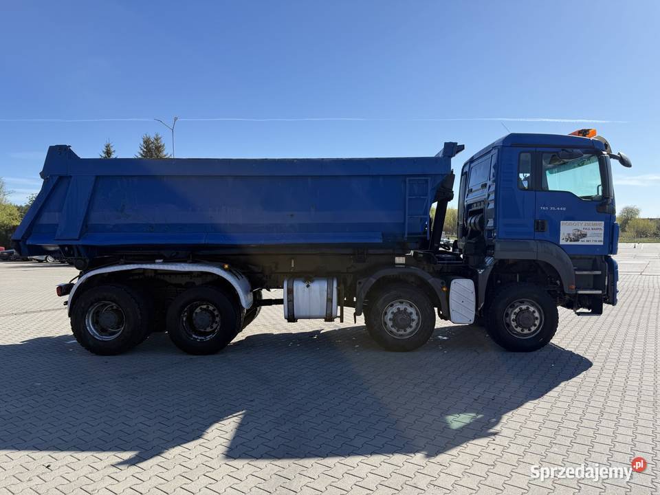 Man tgs 32440 8x8 wywrotka tylno sypowa 2009 Stargard