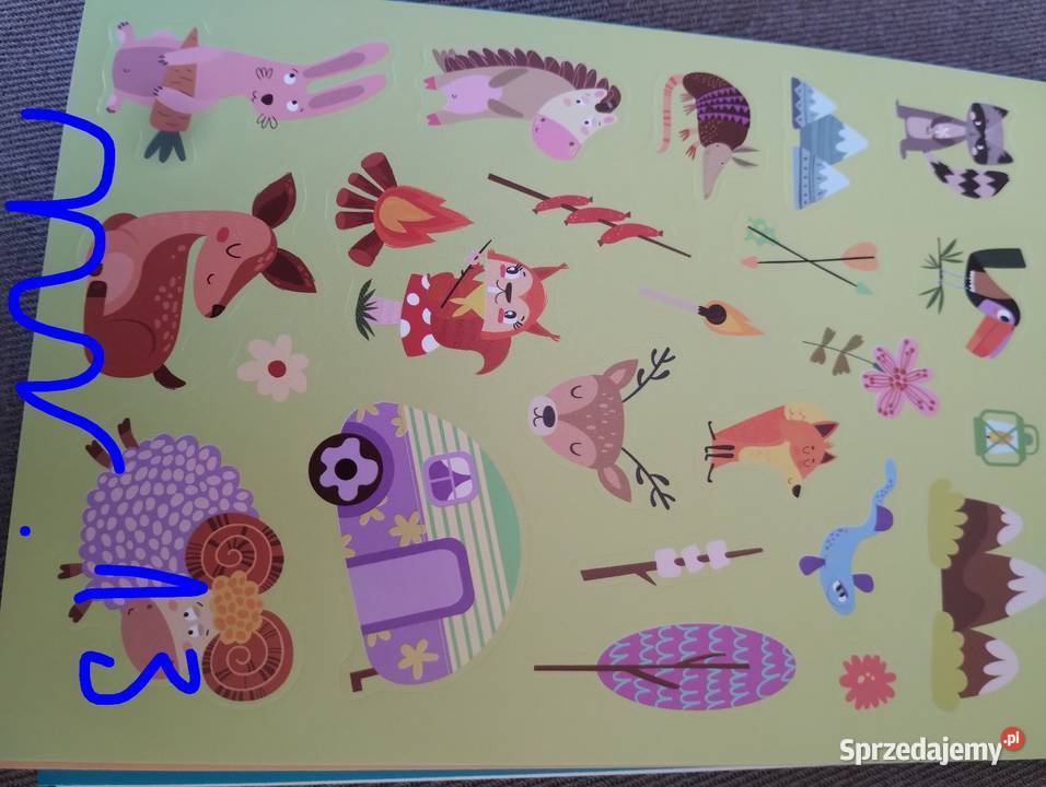 Naklejki numery zwierzeta