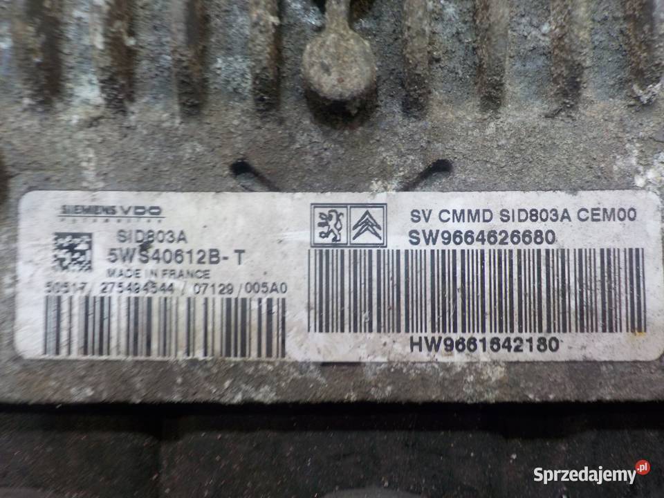 SCUDO II 20 MJET 07r sterownik komputer silnika Suków