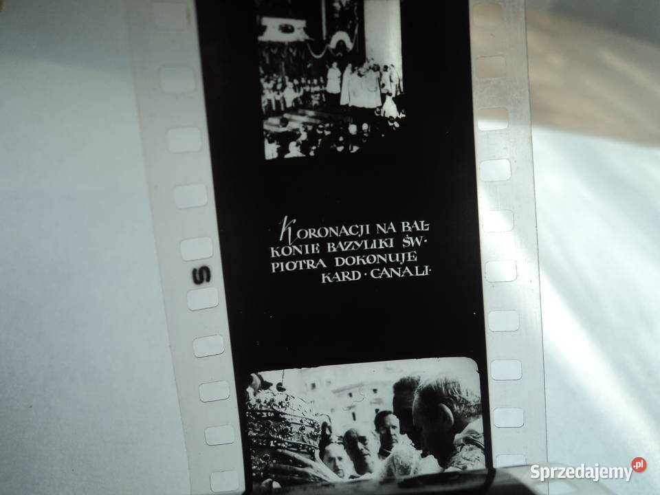 Konklawe papieża Jana 23 film na rzutnik z 1958 Pozostałe sprzedam