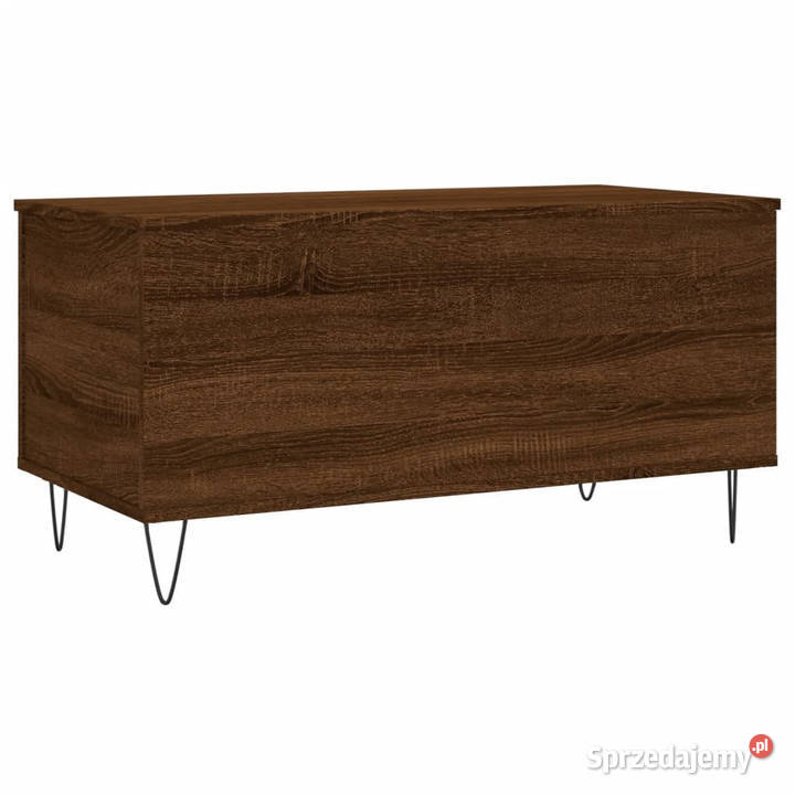 Stolik kawowy brązowy dąb 90x445x45 WM830979 Warszawa