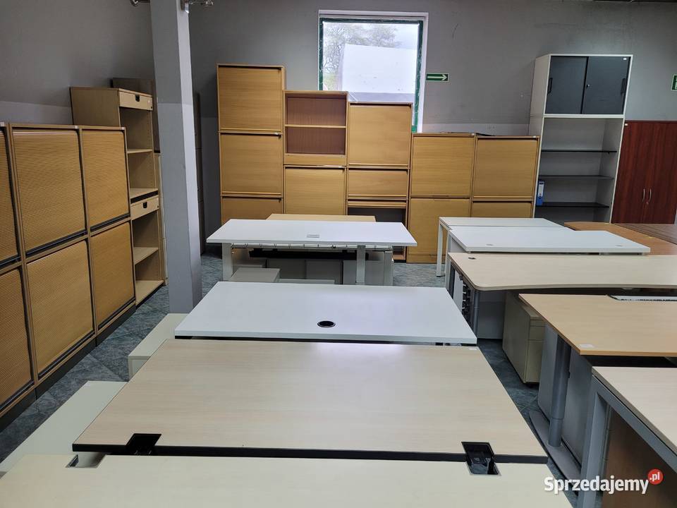 Meble biurowe używane hurt detal biurka szafy Poznań