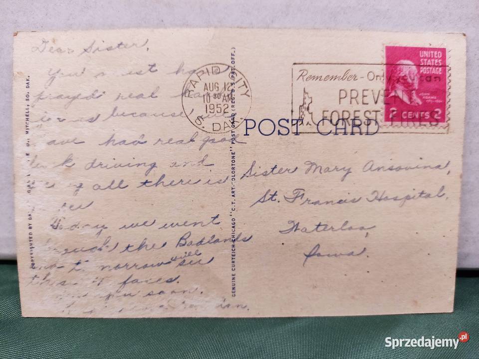 Pocztówka widokówka Mount Rushmore National Głuchołazy