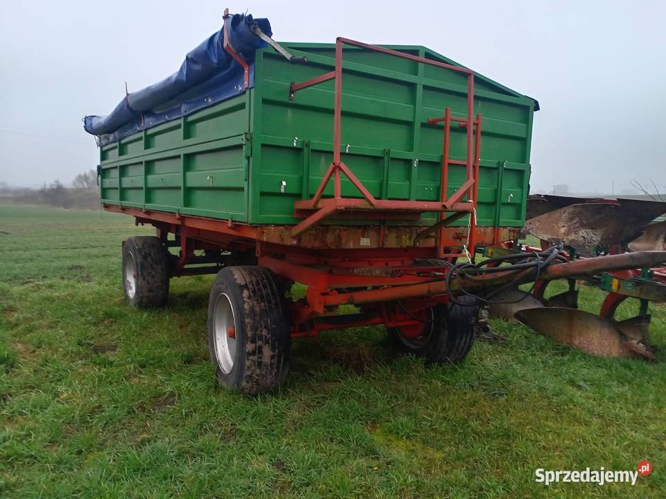 Przyczepa wywroyka zarejstrowana plandeka nieuszkodzony Myślibórz