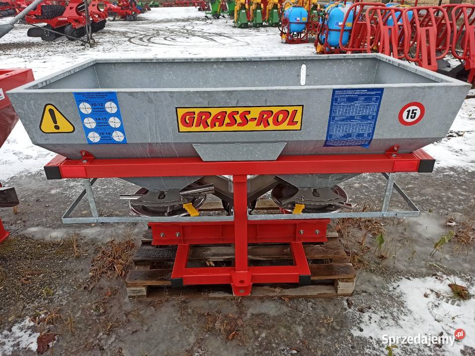 Rozsiewacz do nawozów Grassrol Ocynkowany 600 nieuszkodzony łódzkie Zgierz