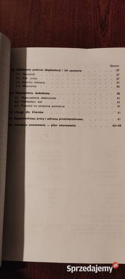 instrukcja prasa fortschritt k 4421 polsku Stalowa Wola