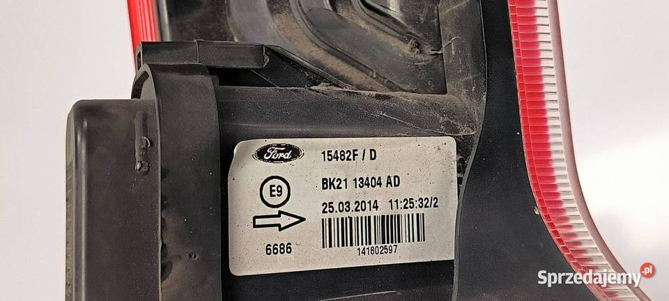 LAMPA PRAWA TYŁ FORD TRANSIT CUSTOM L1H1 Lipno
