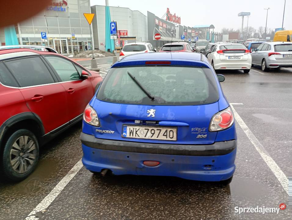 Peugeot 206 uszkodzony silnik 206 Łódź