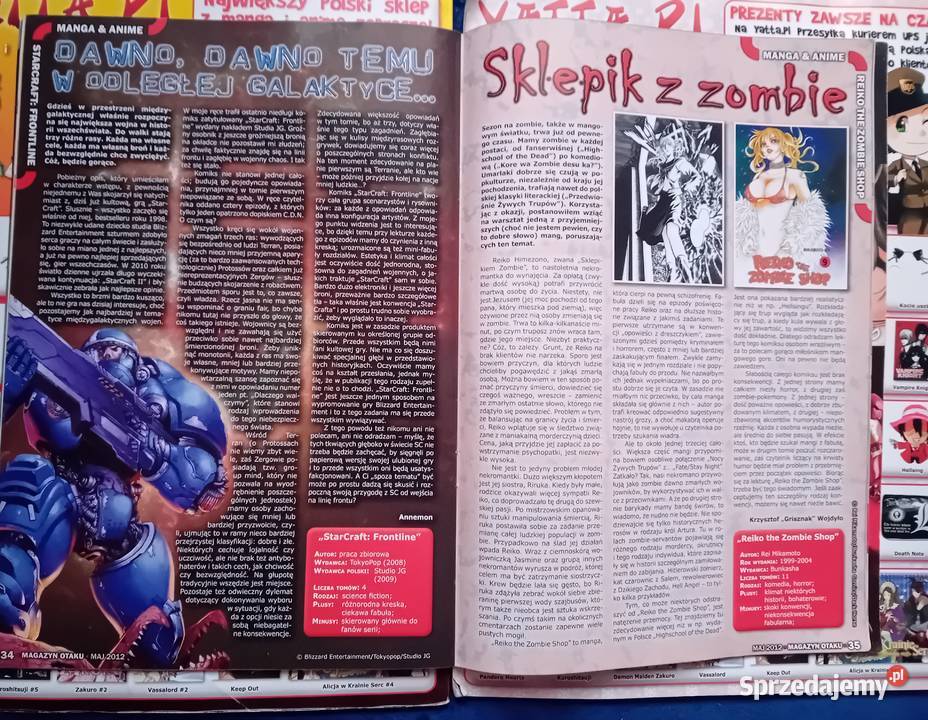 Otaku magazyn mangi i anime Numery 35678 i 9