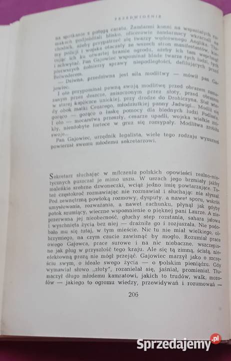 Stefan Żeromski Utwory wybrane Tom V wielkopolskie Koźminek sprzedam