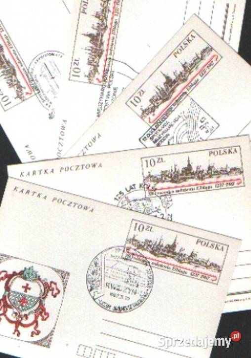 Kart Cp 949 x 5 kas 1987 śląskie Gliwice sprzedam