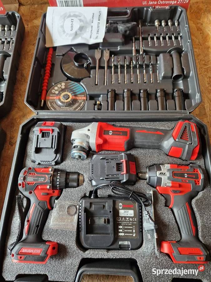 WKRĘTARKA SZLIFIERKA KLUCZ AKCESORIA 36V Hammer Szlifierki kątowe Głogowa