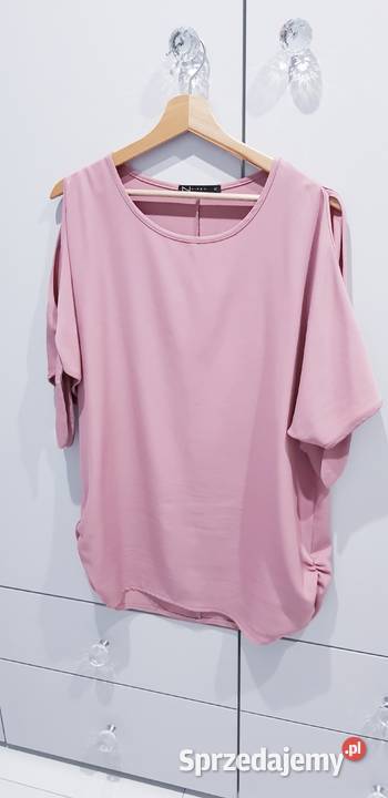 Pudroworozowa tunika Fever Bluzki i koszule Dąbrowa Górnicza