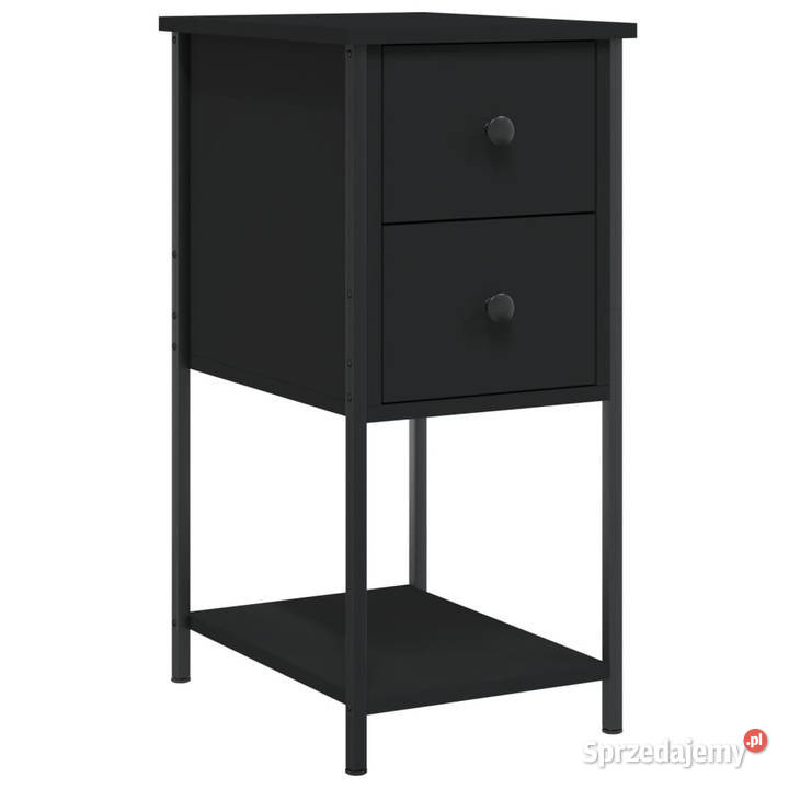Szafka nocna czarna 32x42x70 materiał Warszawa