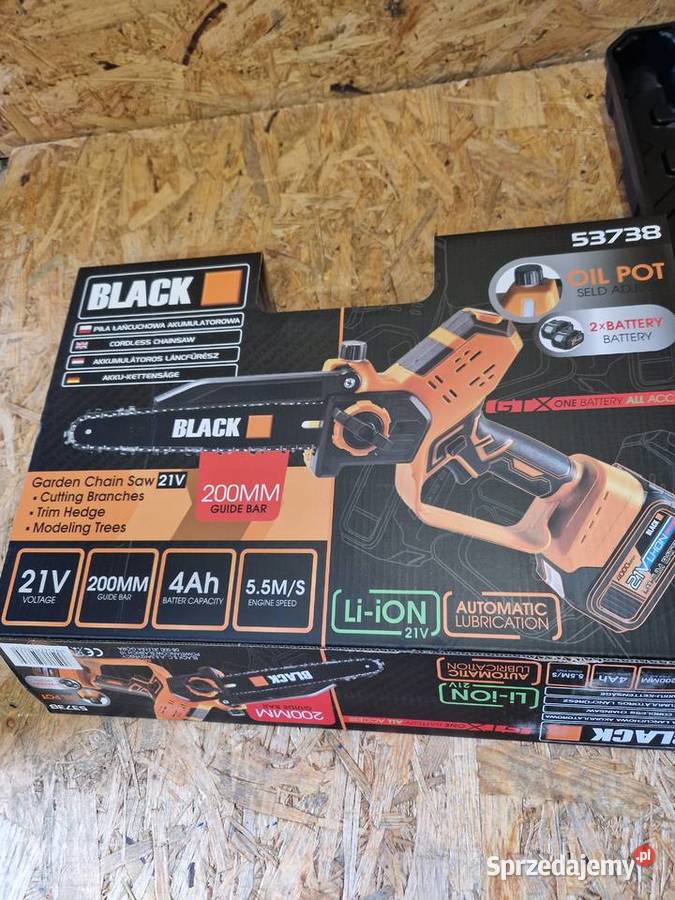 PIŁA łańcuchowa AKUMULATOROWA Pilarka drzewa Głogowa