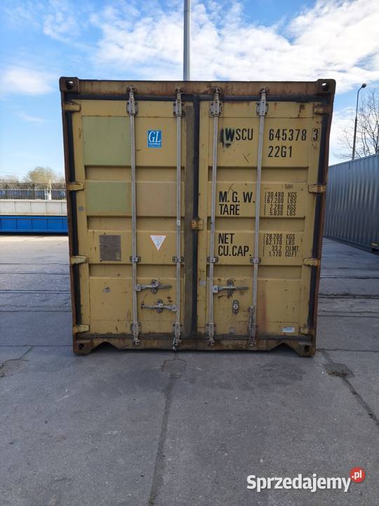 Kontener magazynowy transportowy morski 20 DV 6 Biznes i Przemysł Łódź sprzedam