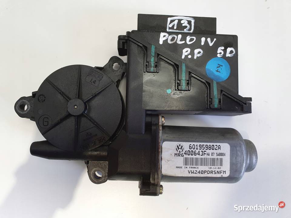 VW Polo IV PRAWY SILNICZEK PODNOSZENIA SZYBY Chełm