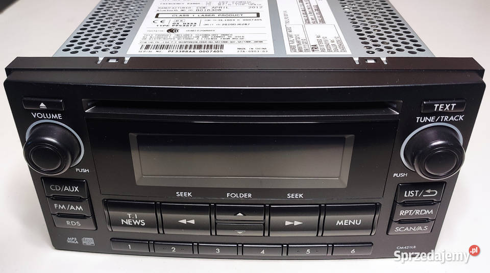 Subaru radio 86201fj420 pf3388aa nowe Mikołów