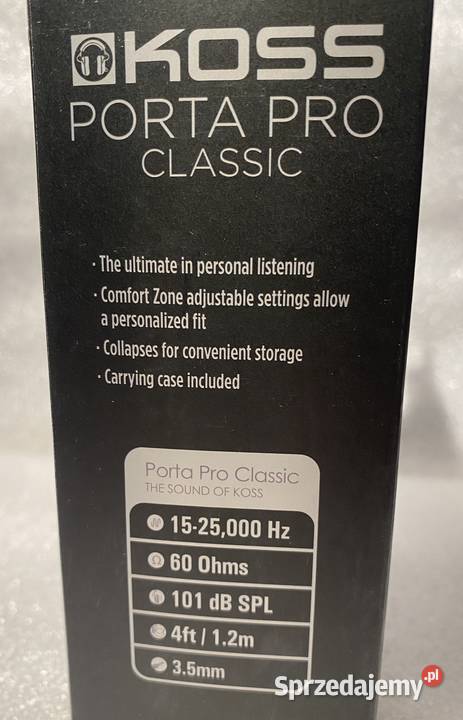 Słuchawki przewodowe Koss Porta Pro Classic Aleksandrów Łódzki