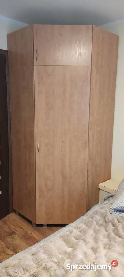 Pojemna Szafa Narożna z Nadstawką Kolor Olcha Kielce