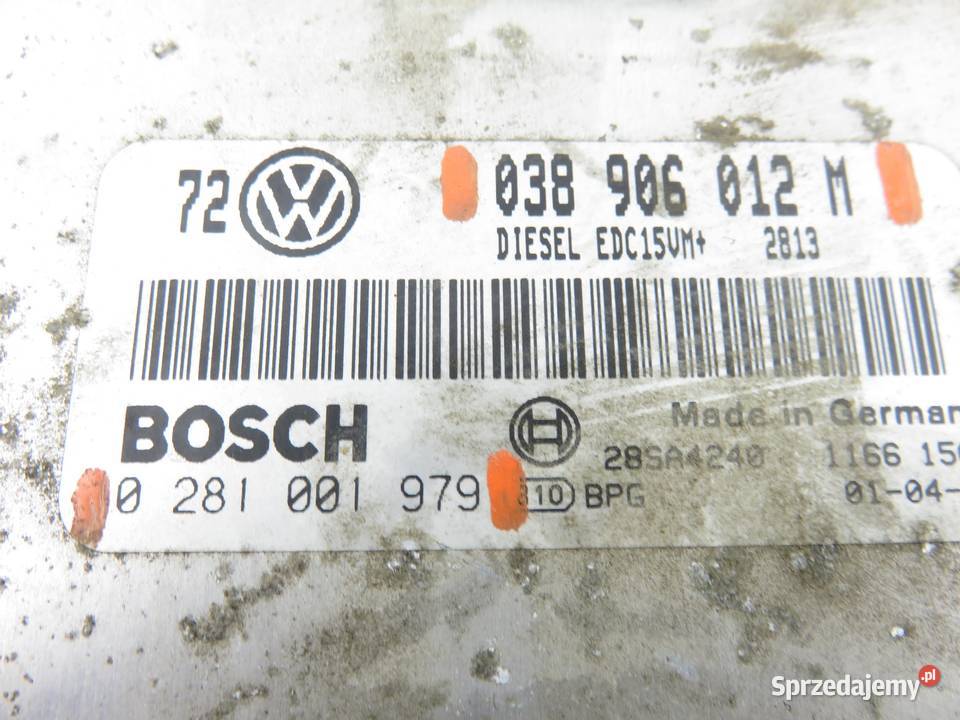 STEROWNIK VW GOLF IV 1J1 19 TDI 038906012M