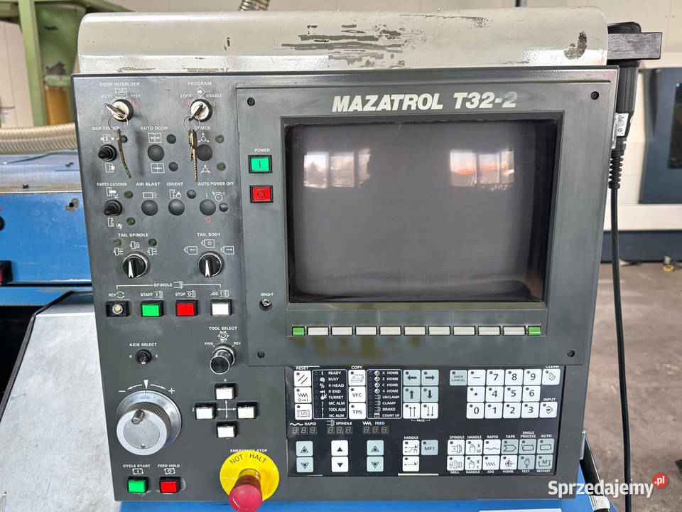 Tokarka CNC MAZAK QT 18 N pracowała w plastiku z Produkcja lubuskie Zabór
