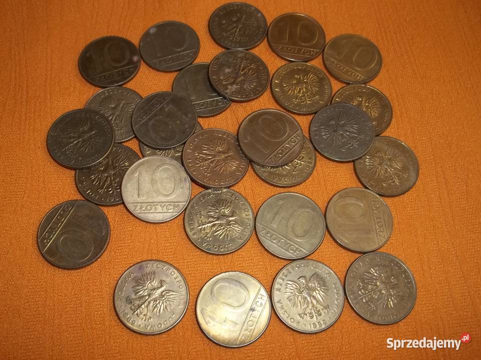 Moneta 10 PRL 1989r 1990r Łódź