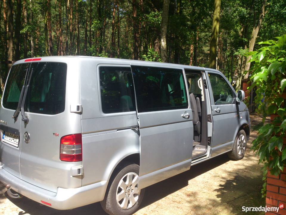 VW caravelle T5 long 25 TDI 130 8 osobowy hak Volkswagen Nadarzyn