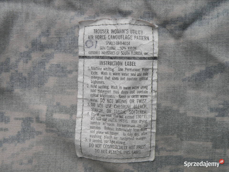 Spodnie ABU tiger stripes USAF womans 16XS NYCO Wrocław