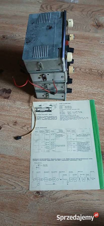 Stare radio samochodowe Unitra ZRK Mini małopolskie Kraków