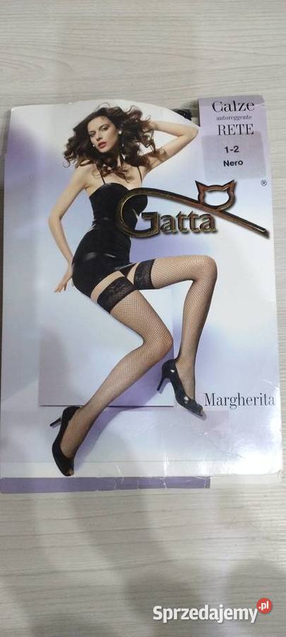 Pończochy samonośne kabareetki Gatta