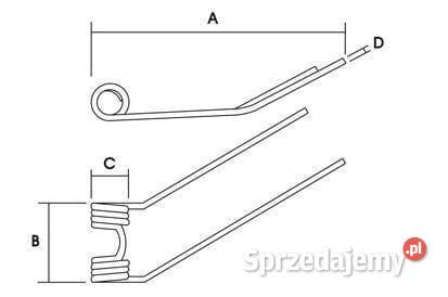 Palec zgrabiarki VLH7030 Kamionna