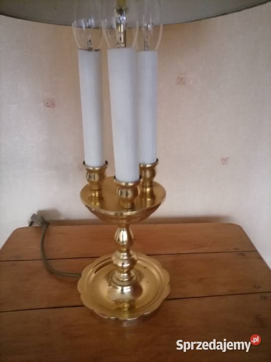 Stara mosiężna lampa z łat 60 tych ART DECO Kraków