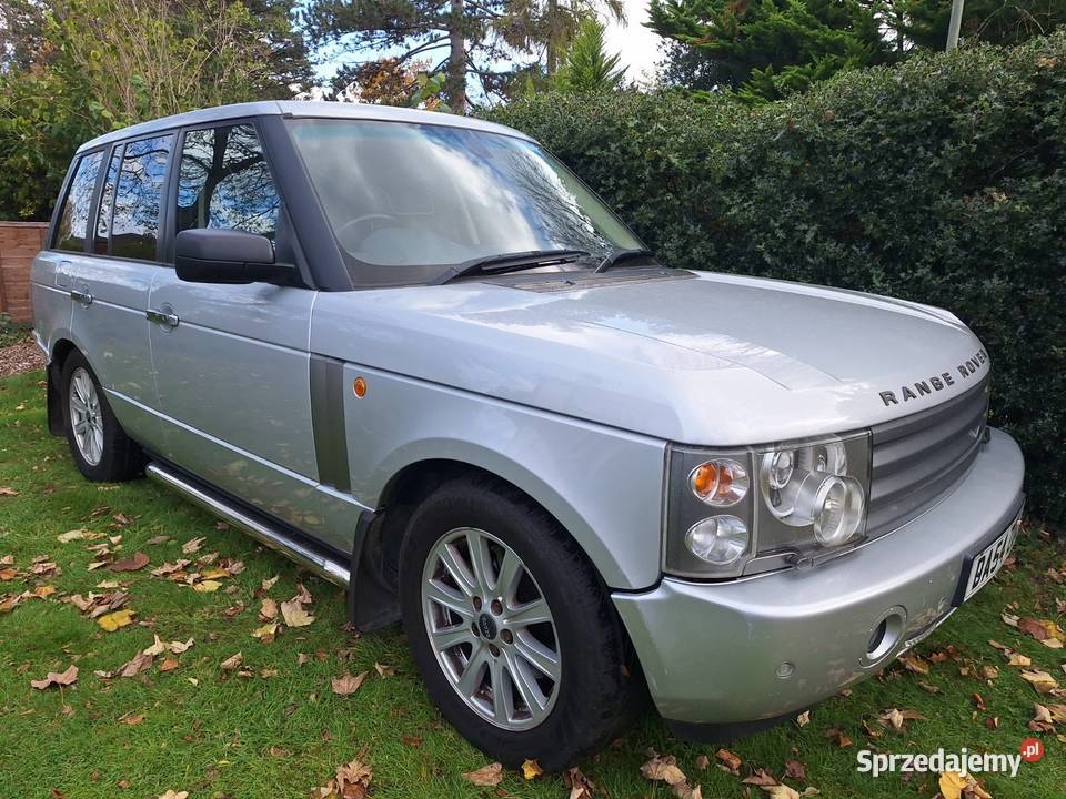 Range Rover Vogue 30TD 2005 Anglik srebrny Wrocław